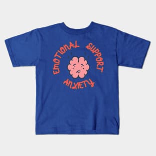 Emotional Support Anxiety Kids T-Shirt